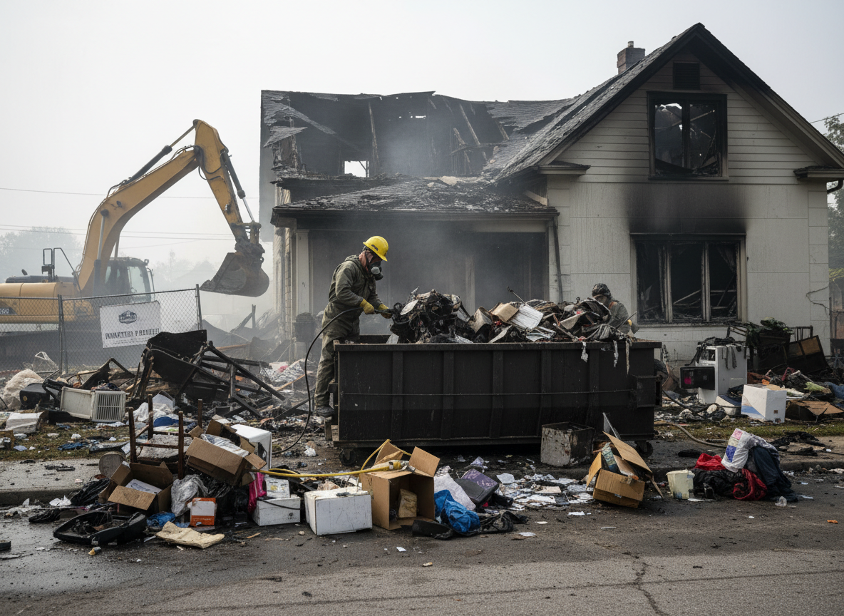 Hoarding Cleanup After Fire in Burton, WA
